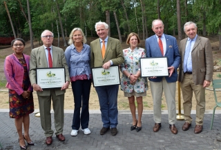 Award ceremony at the De Hogue Veluwe National Park July, 2020