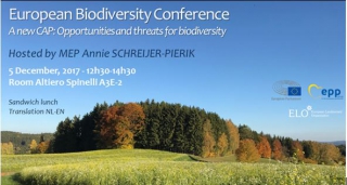 EU Biodiversity Conference 2017 - "CAP Reform: Opportunities and Threats for Biodiversity"