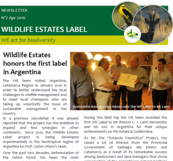 Wildlife Estates Newsletter Nr7